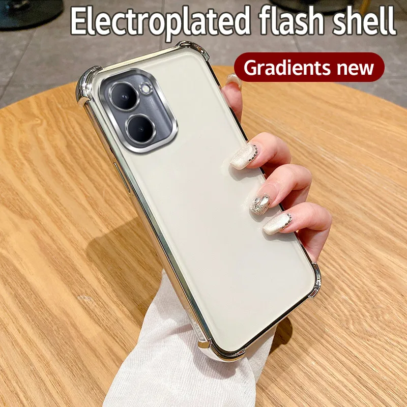 Чехол для Realme C33 чехол телефона четырехугольная подушка безопасности мягкий с