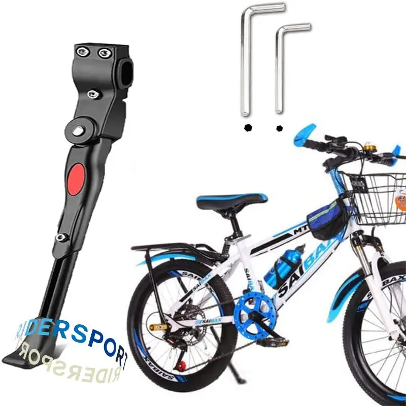 

Bicycle Foot Support Aluminum Alloy For 26 Inch Kids Bike, Adjustable Rear Mount Bicycle Kick Stand Bicycle Accessories