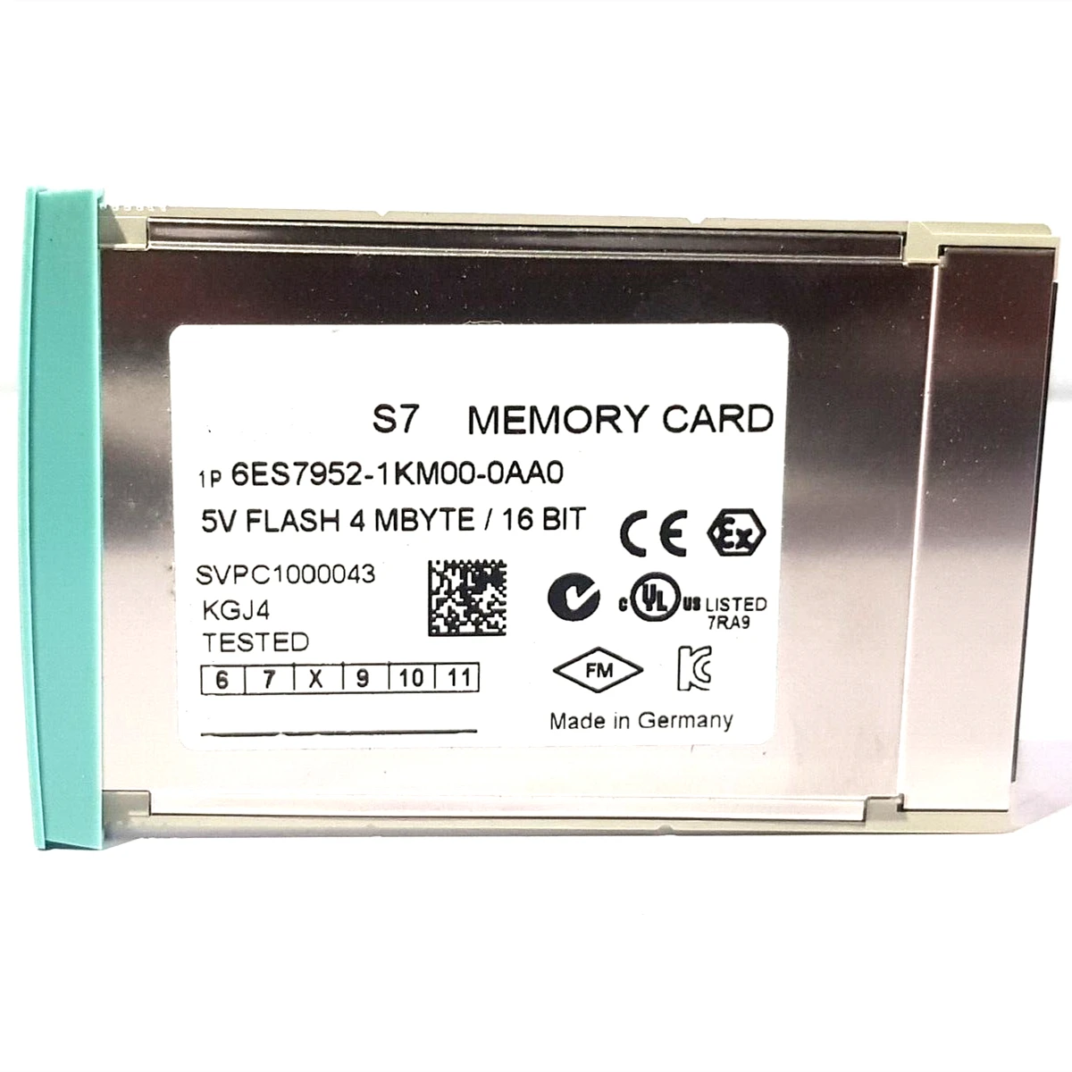 

Карта памяти 6ES7952-1KM00-0AA 0 В наличии пожалуйста, запрос