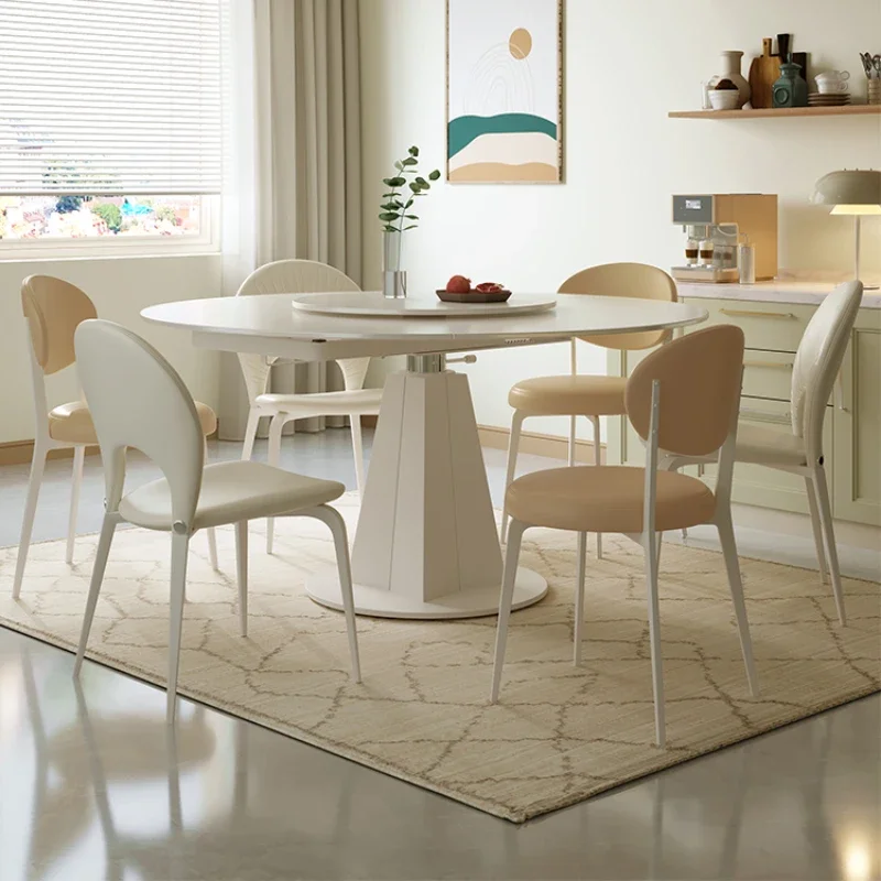 Тарелка обеденный стол минималистичный современный вращающийся