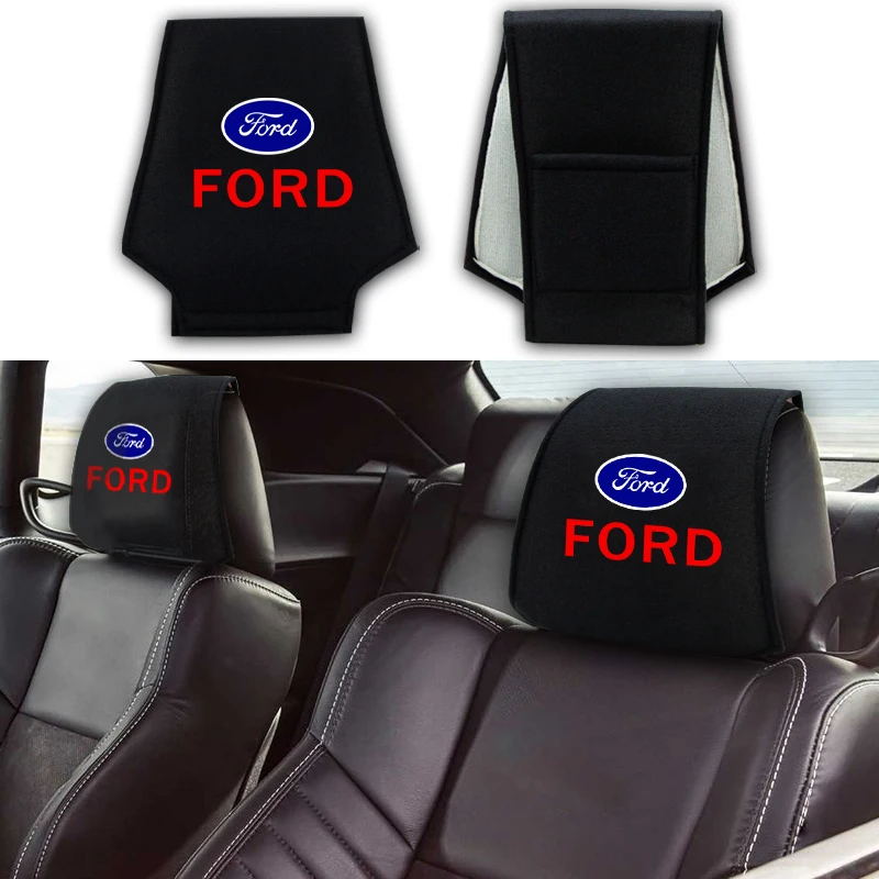 

Car Interior Support Neck Pillow Pillowcase With Personality Seat Headrest Cover For Ford Mk2 Mk3 Mk4 Mk5 Mk7 Fiesta FOCUS 2 3 4