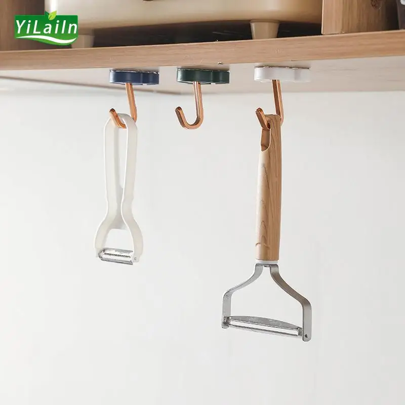 

YiLaiIn (4Pcs)Adhesive Hooks,Wall Hook,Clear Cloud Shaped Wall Hooks ,Removable Sticky Hooks for Hanging for Kitchen Bathroom
