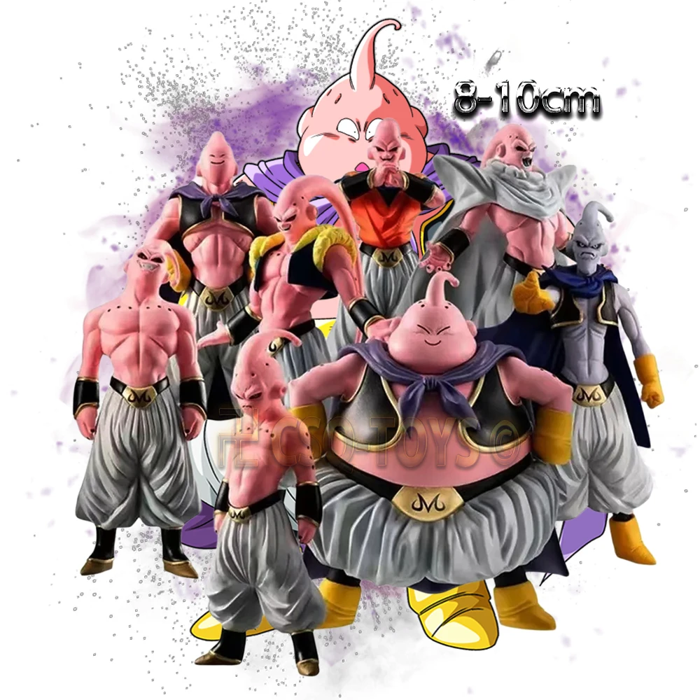 

CSQ Toys Full Set Anime Dragon Ball Majin Buu Figure Evil Buu 8 Form Figura 8-10cm PVC Action Figures Model For Children Gifts