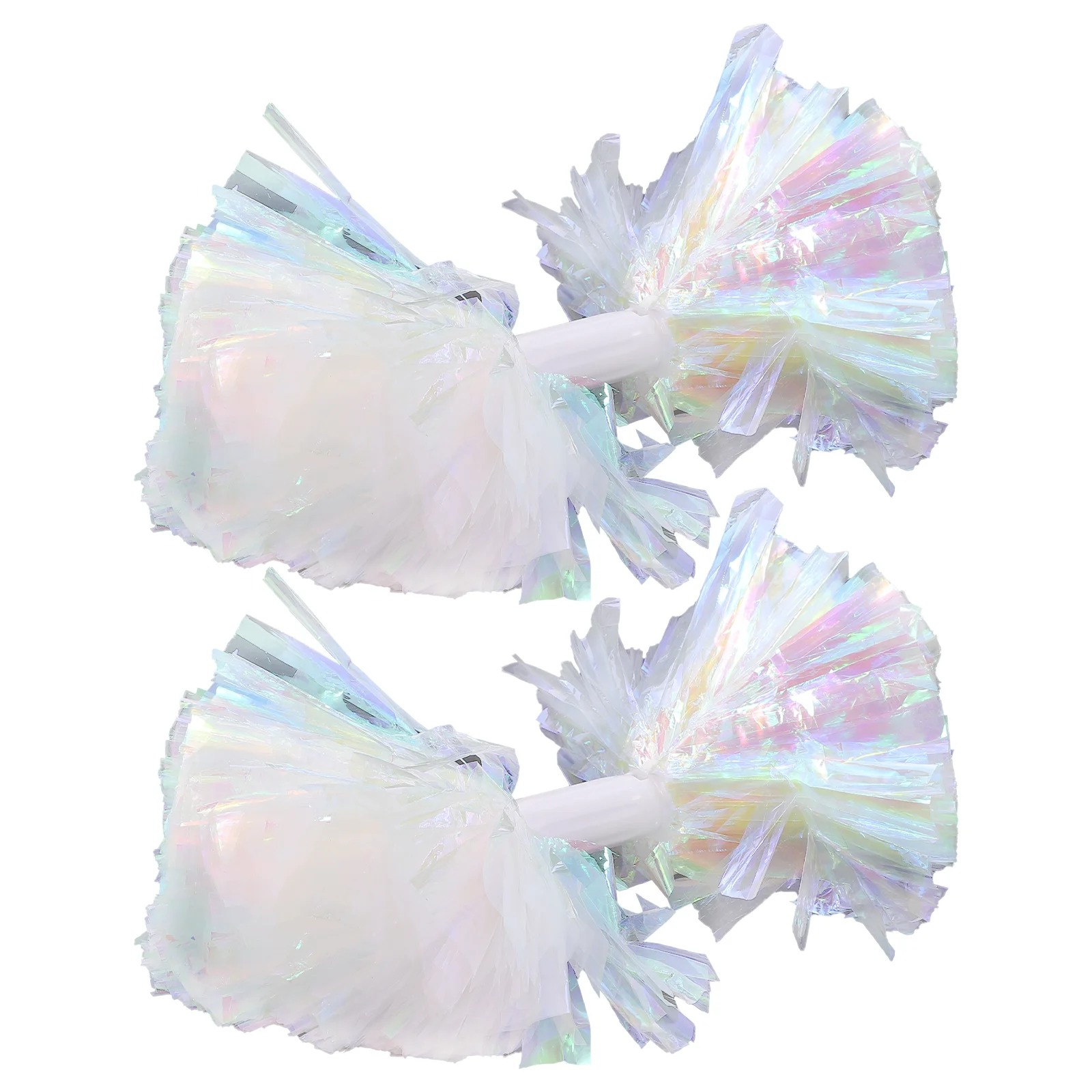 

2pcs Fine Colorful Practical Cheer Squad Poms Dancing Poms Cheering Poms for Kids Children Adults