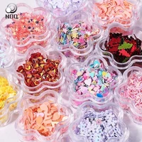 12 styles nail art decorations set box nail accessories glitter manicure design decor for nails gems supplies nail jewelry