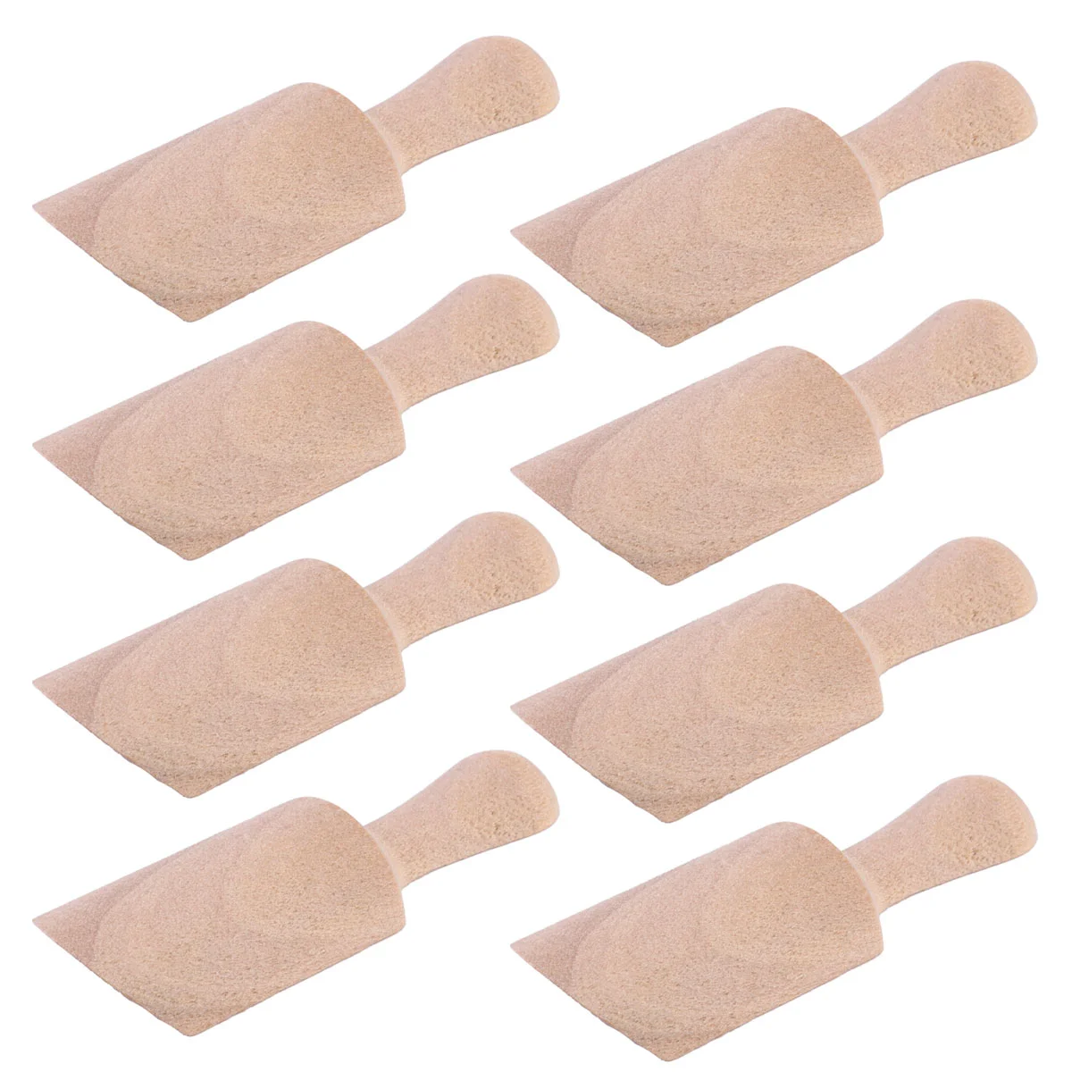 

8 Portable Odorless Lightweight Flat Handle Scoop Tea Scoop for Hotel