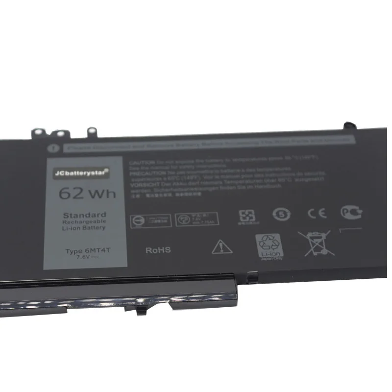 Фото JCLJF высококачественный 6MT4T 7,6 в 62 Втч Аккумулятор для ноутбука DELL Latitude E5470 E5570 M3510 15,6 