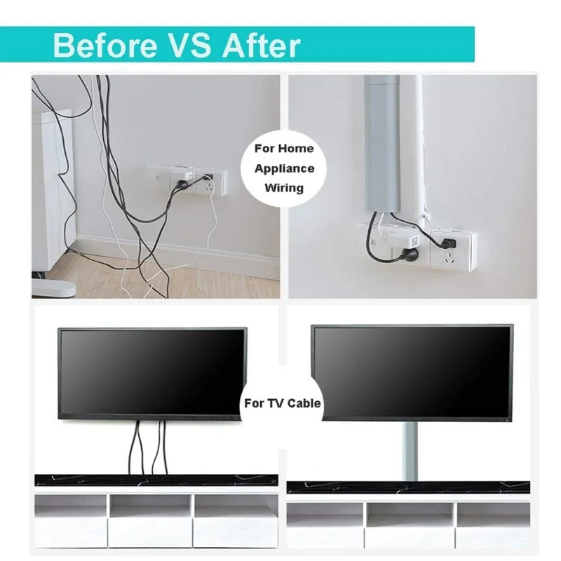 Клейкая стяжка крышка для прокладки кабелей скрывающий настенный зажим кабеля