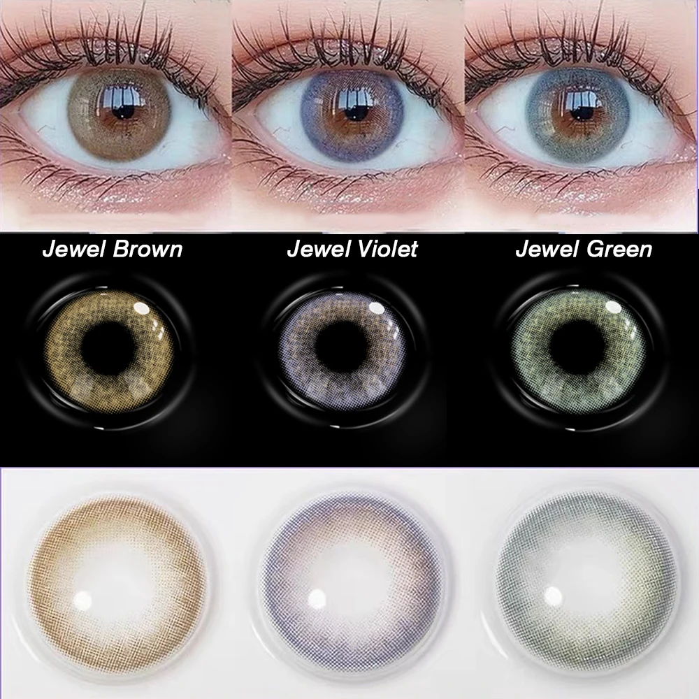 

Ksseye Jewel 14.2mm Beautiful Violet Color Contact lenses Soft Contact lens Beautiful Pupil