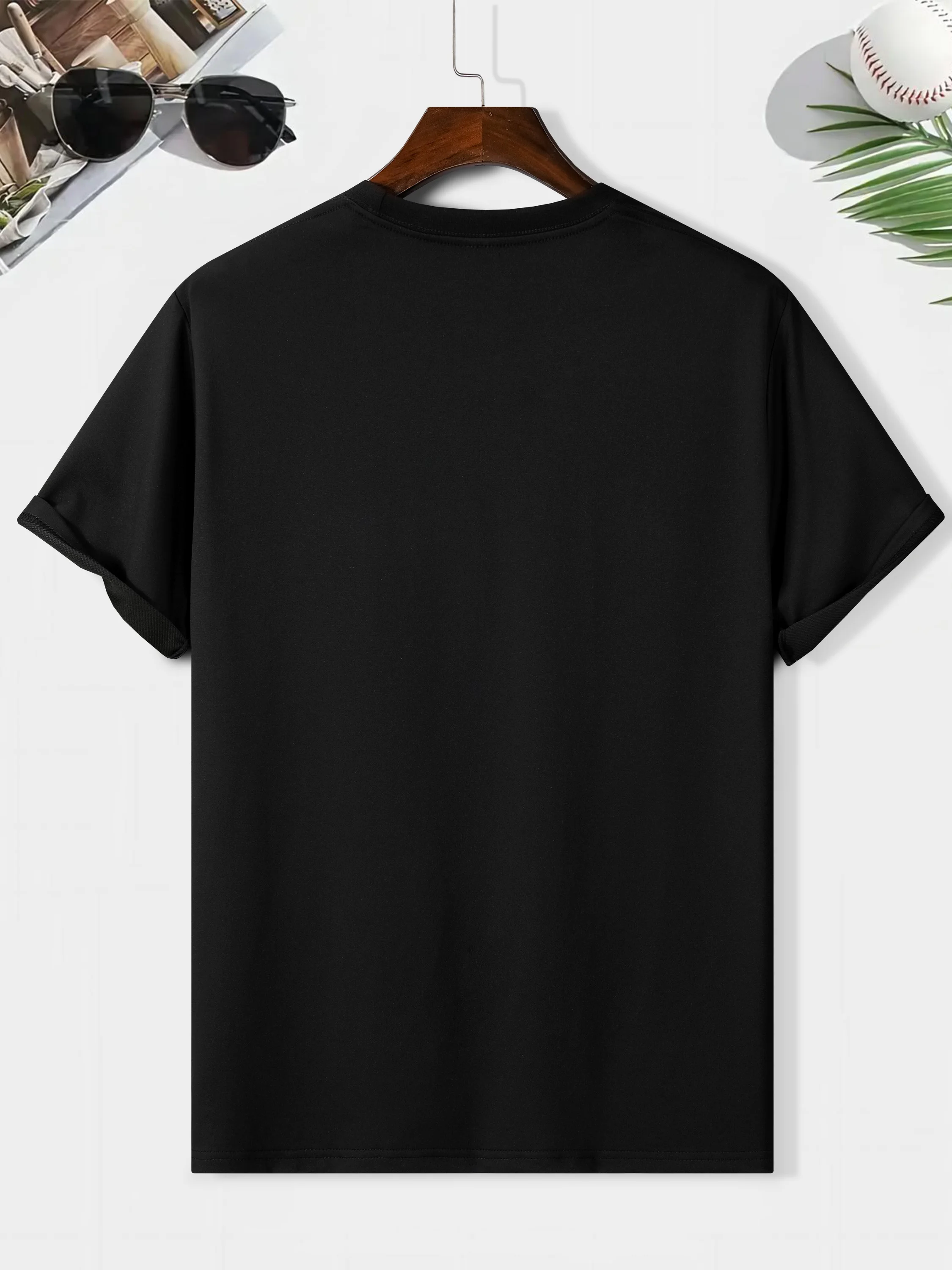 100% полиэстер лунный свет модная повседневная мужская футболка с коротким