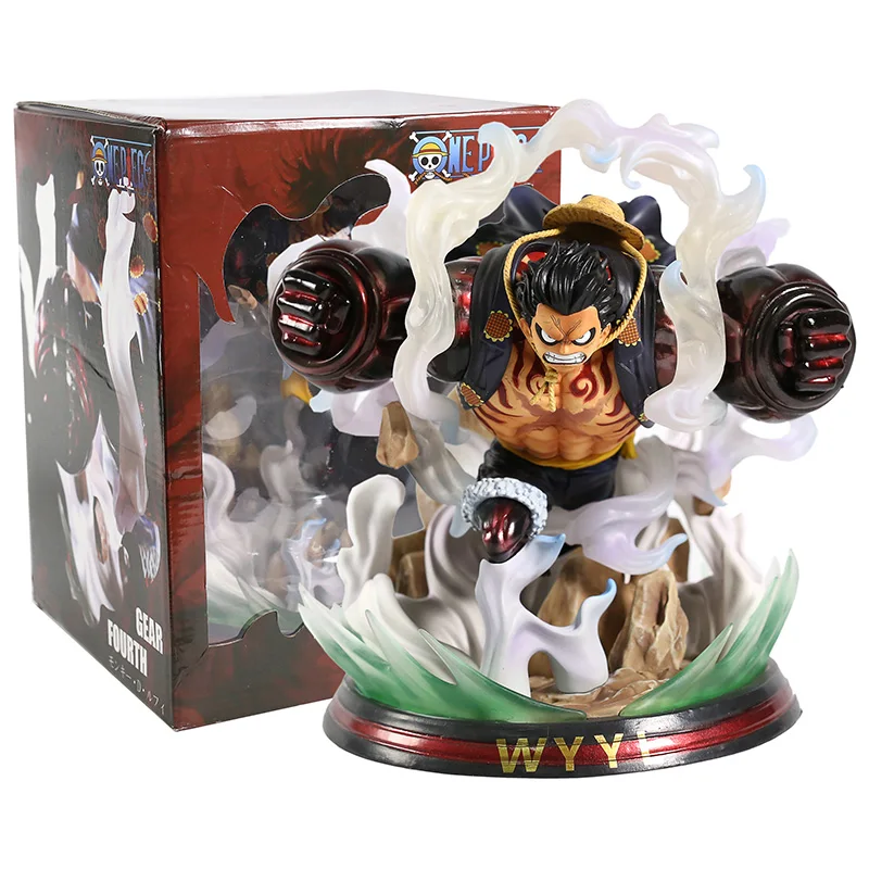 

One Piece Monkey D Luffy Gear Four Bound Man PVC Figure Toy Collection Model Statue