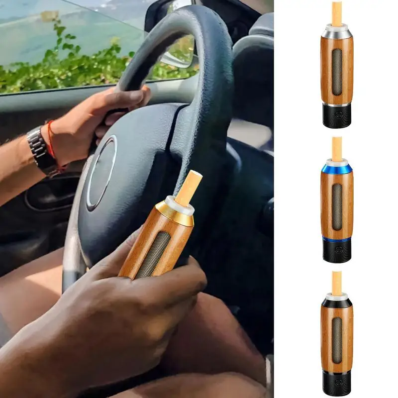 

Mini Ashtray Portable Cup Holder Lighter Car Mini Ashtray Detachable Smoking Holder Butt Bucket Durable For Auto Outdoor Home