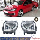 Фонарь для VW Golf 6 GTI, противотуманная фара 5K0941699C 5K0941700C, противотуманная фара для переднего бампера с лампочками для левого и правого стиля автомобиля 2009-2013