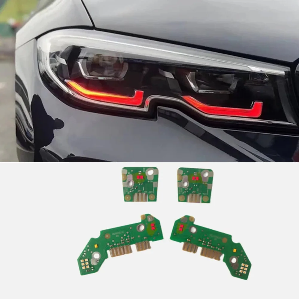 Светодиодные панели Red Angel Eyes DRL для BMW G20 G21 330e 320i 330i M340i 2019-2021 CSL Ice Blue Yellow Daylight EURO USA