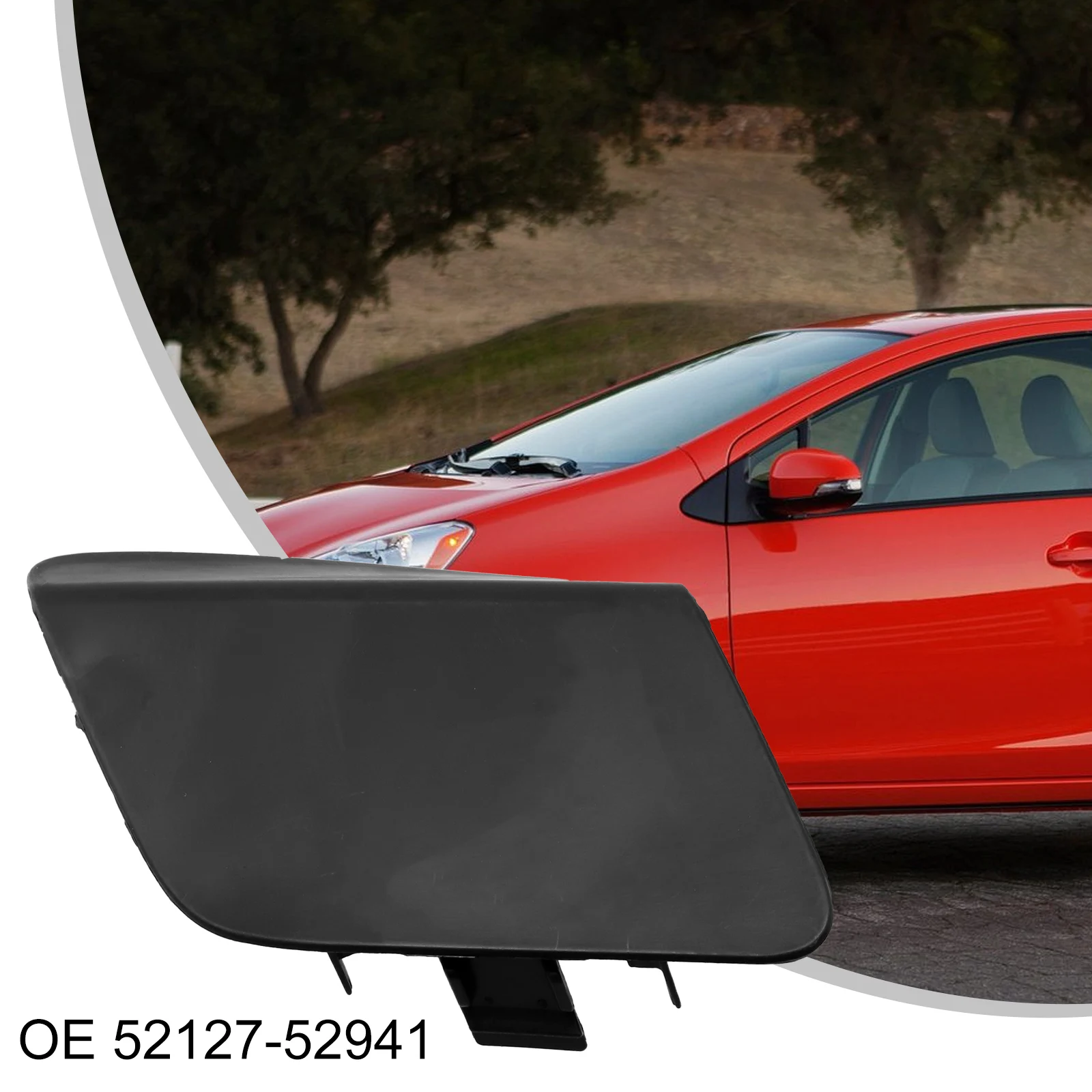 

Practical Brand New Tow Hook Cover Bumper Cover 1pcs 52127-52941 Replacement Accessories For Prius C 2012-2014