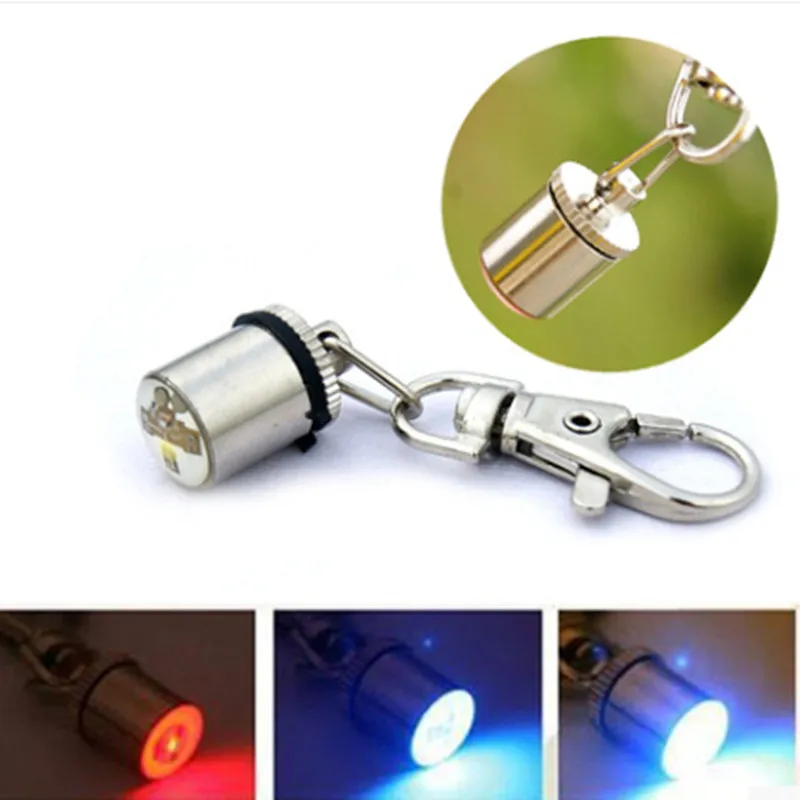 

1Pcs Fashion Cute Keychain Style Safety Flashing LED Light Pet Dog Collar Signal lamp Pendant Charms Pets Cat Dog Accessories