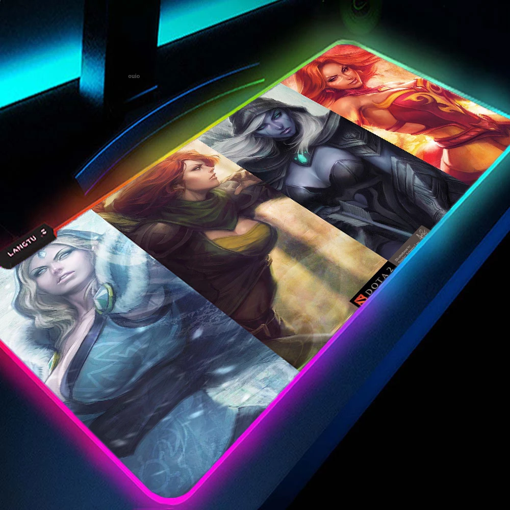 

RGB DOTA2 Gaming Mouse Pad 40X90 XXL Large Mouse Pad Overlock Rubber Laptop DOTA2 PC Gamer Gaming Keyboard Mouse Pad Pad Mouse