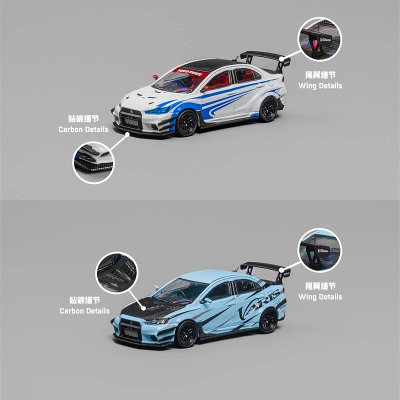Модель 1:64 Lancer EvoX Varis литые модели автомобилей