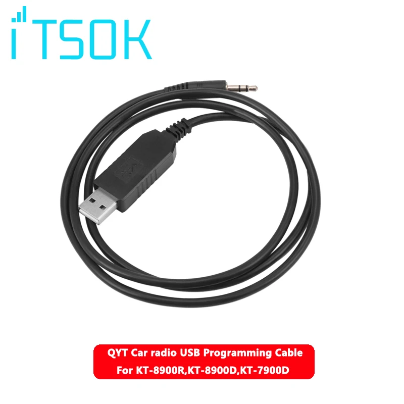 Walkie talkie USB Programming Cable Software for QYT KT-8900 KT-UV980 KT8900R KT-8900R Dual Band mini Mobile Car Ham Radio