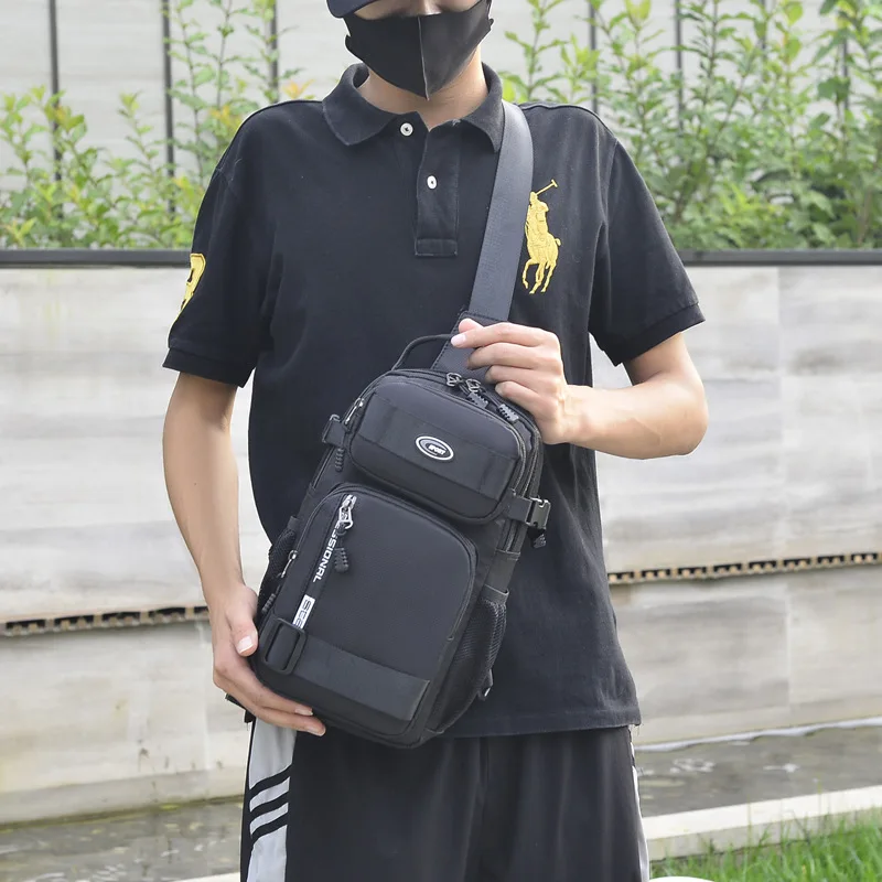 Xiaomi Fashion Large Capacity Shoulder Bag Men's Casual Outdoor Travel Messenger Bag Multifunctional Waterproof Large Chest Bag