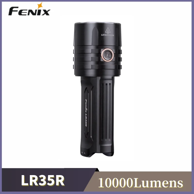 

10000Lumens Searching Flashlight Fenix LR35R Type-C Rechargeable LED Troch Light With 2*Battery