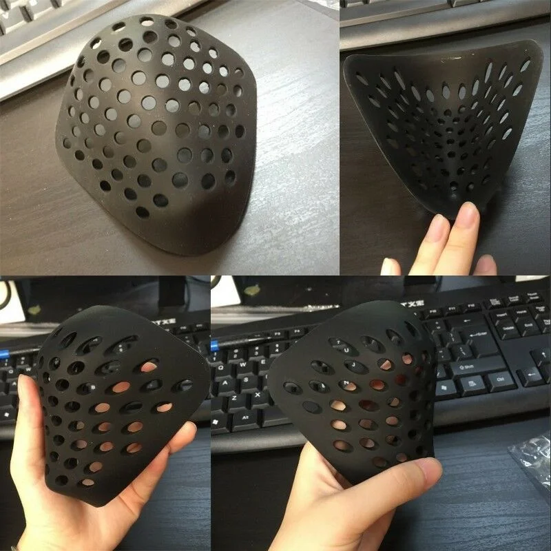 Черная красная силиконовая маска реквизит для косплея лица |