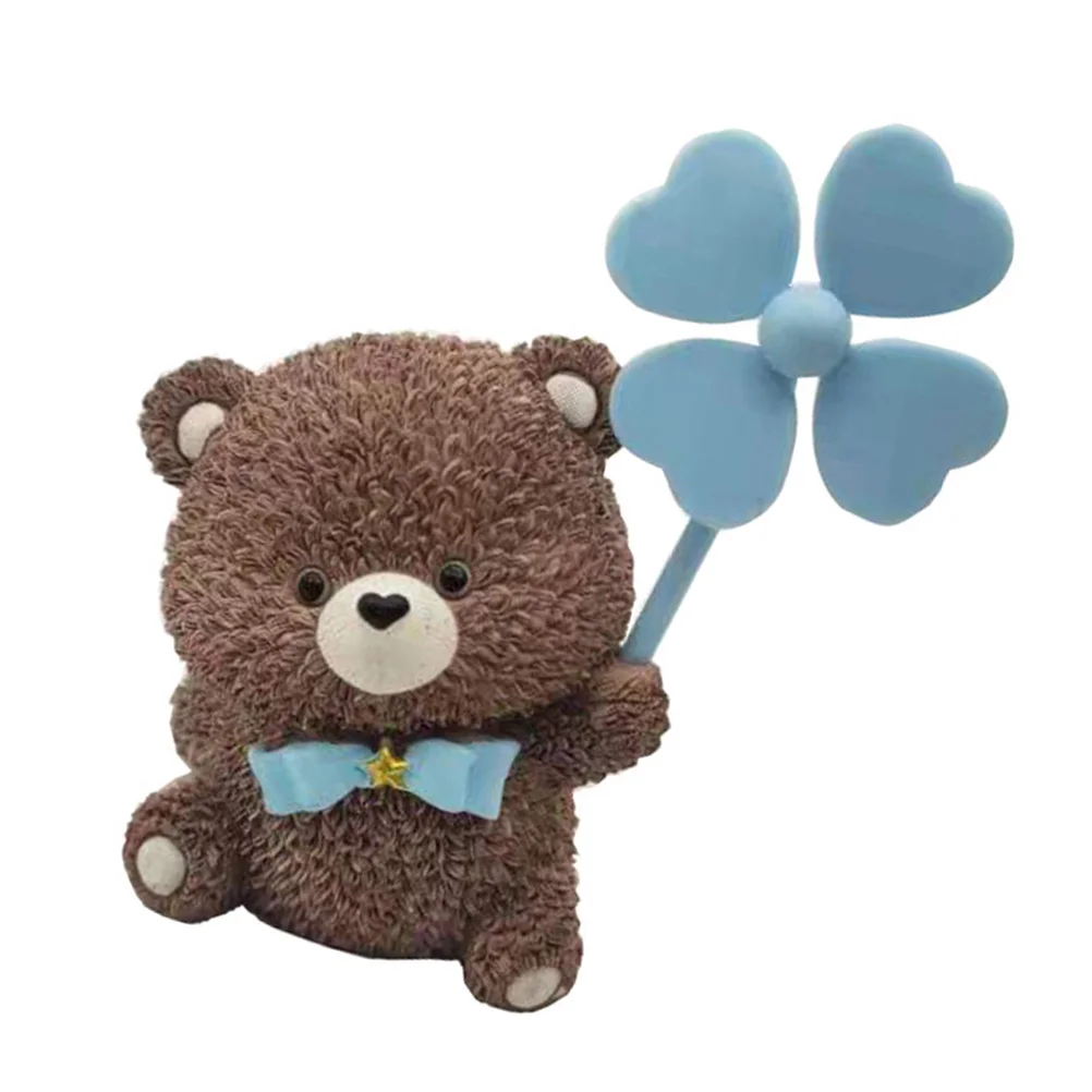 

Resin Crafts Mini Terrarium Desktop Animal Ornament Compact Decor Container Cartoon Small Interior