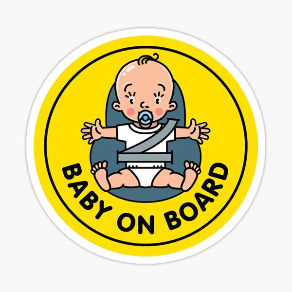 

Warning There Is Baby In The Car Sticker Auto Tag 18cm MD11