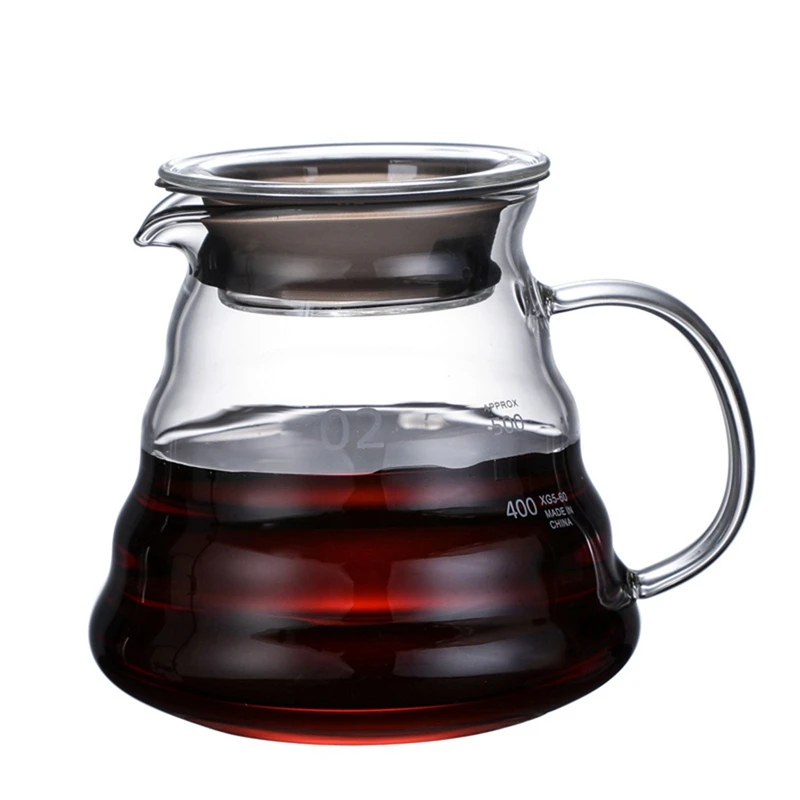 

Heat-Resistant Glass Coffee Sharing Pot Hand-Brewed Coffee Pot Set Thickened Cloud Coffee Pot Tea Maker
