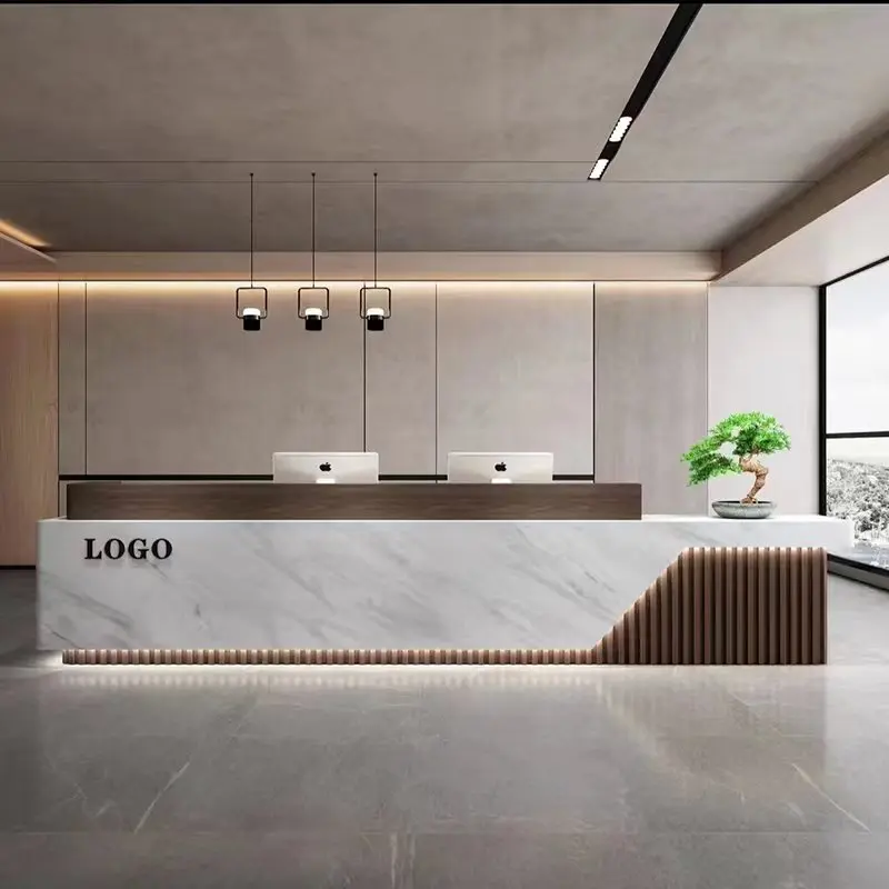 

Стойка для офиса, стойка для ресепшн, подиум, современный стол для конференц-связи, простая мебель для салона красоты Empfangstheke, офисная мебель