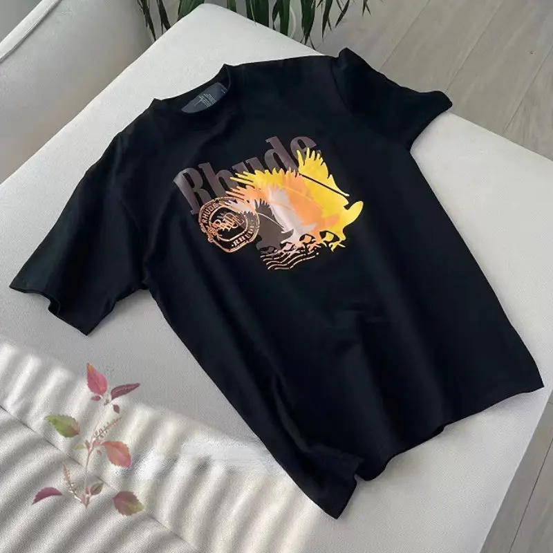 

Футболка Мужская/женская оверсайз с коротким рукавом и принтом орла