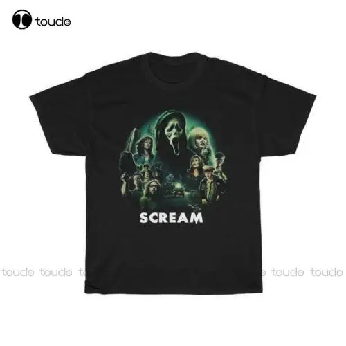 

Scream Movie - Let'S Watch Scary Movies Horror Ghostface Shirt Size Cotton Tee Shirt S-5Xl