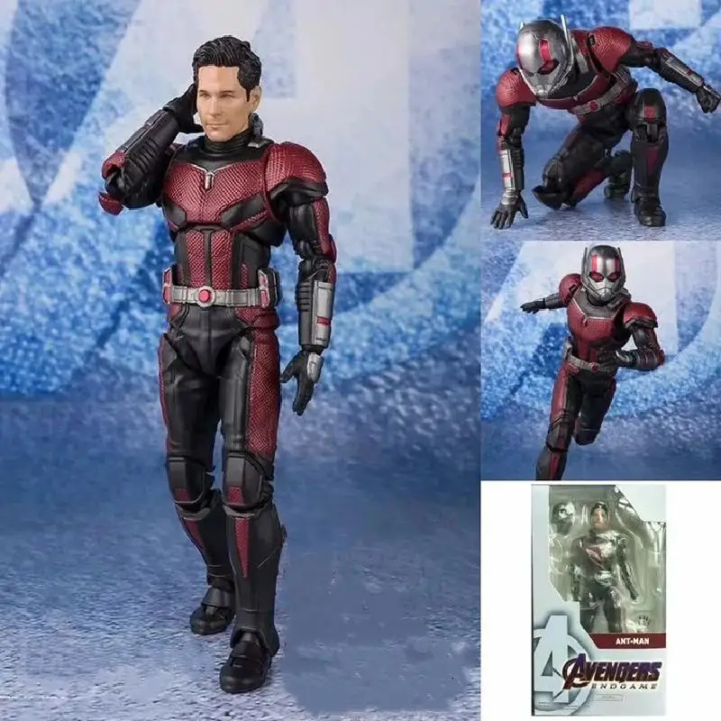 

Hot 15cm Shf Avengers Endgame Antman Bjd Joints Moveable Ant Man Action Figure Adult Collectible Model Toy for Children Boy