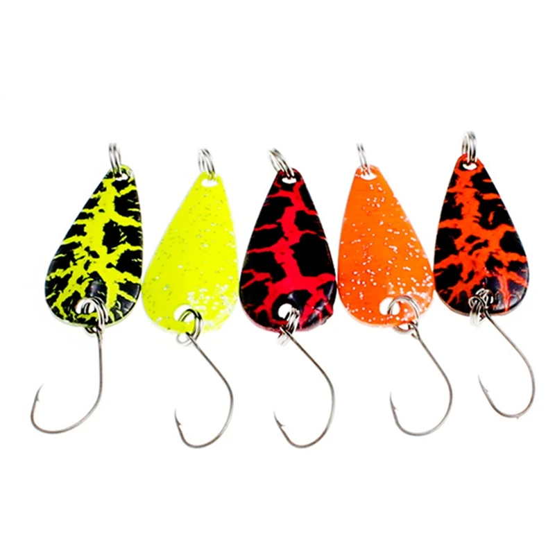 

5 шт., приманка-ложка для рыбалки, 3,2 см, 2,7 г