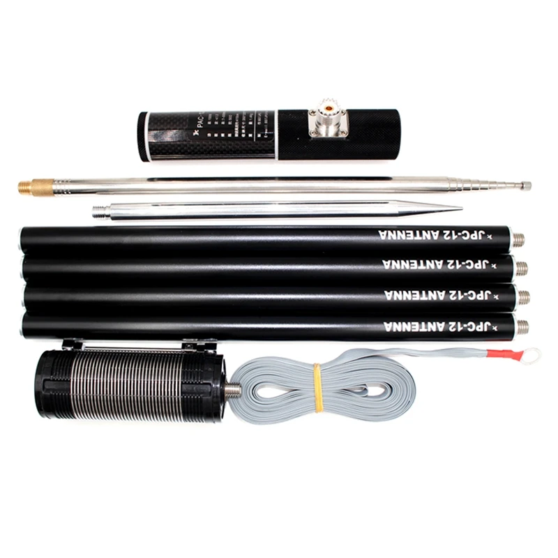 

Pac-12 Shortwave Antenna Portable 8 Band Vertical Antenna Shortwave Antenna Outdoor Terrace Antenna 7 Mhz-50 Mhz