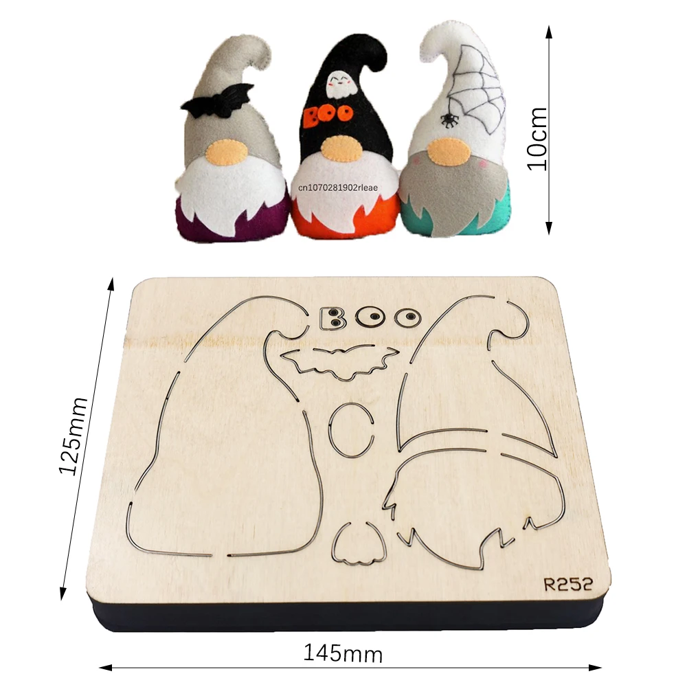 

Santa Claus Wooden Cutting Dies Christmas Scrapbooking DECOR HOME DIY Suitable for Market Universal Cutting Machine / R252