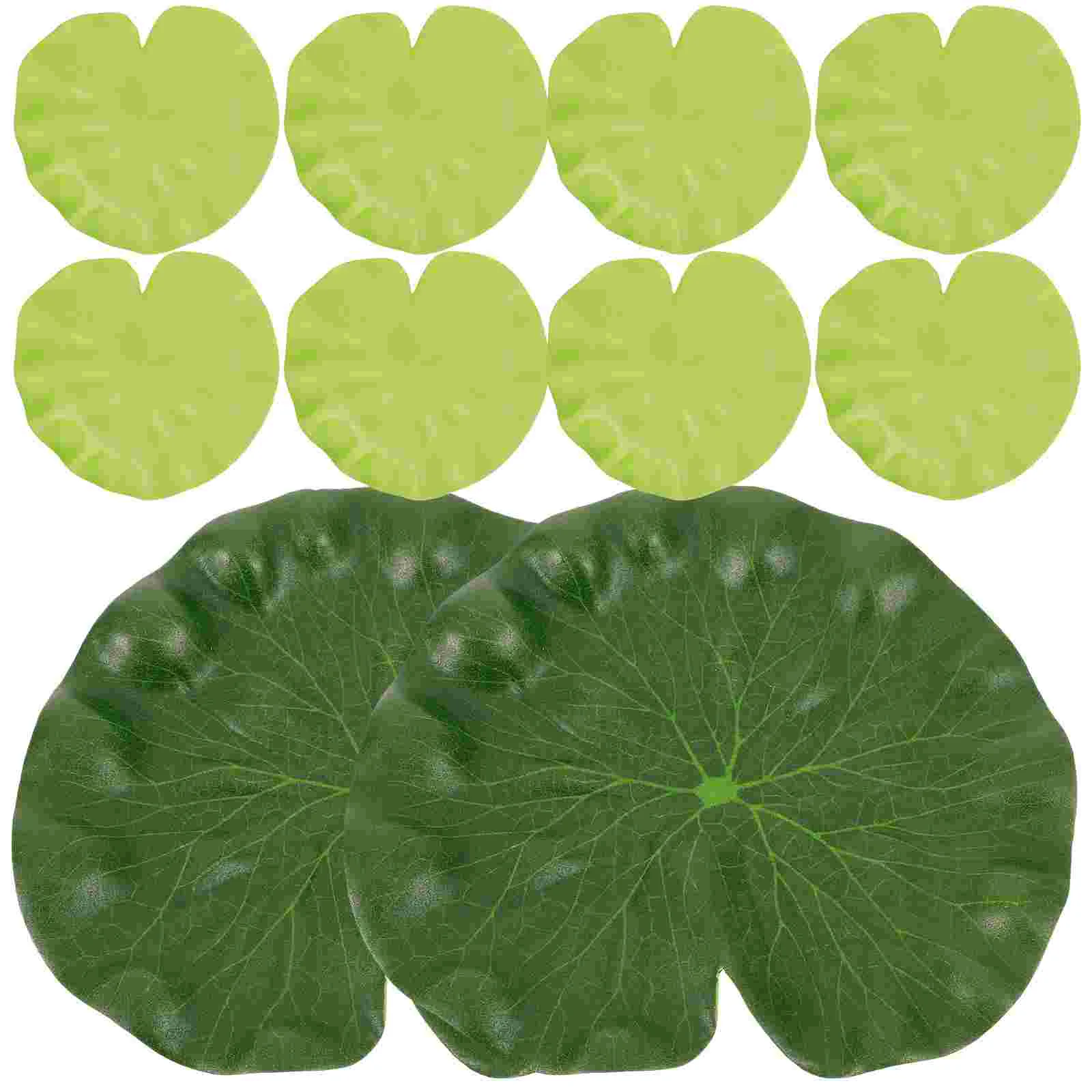 10 шт. аквариум лотос лист плавающий рыбный пруд пейзаж водный декоративный бак