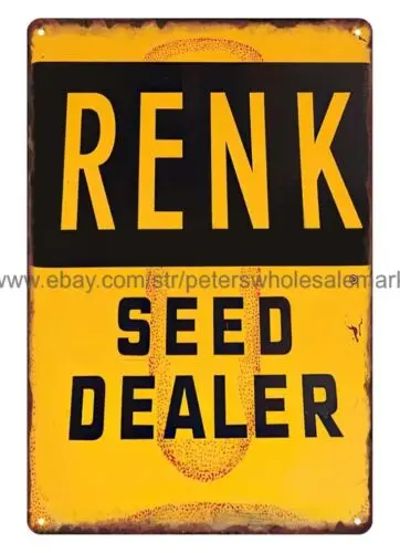 табличка со скидкой настенное искусство семян ядра кукуруза Renk Seed Dealer