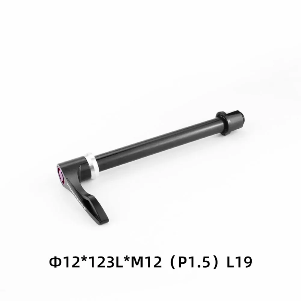 

Useful Brand New Hot Sale Newest Bike Thru Axle Quick Release Thru Axle Black Parts Replacement 1 Pc 65g Durable Fittings