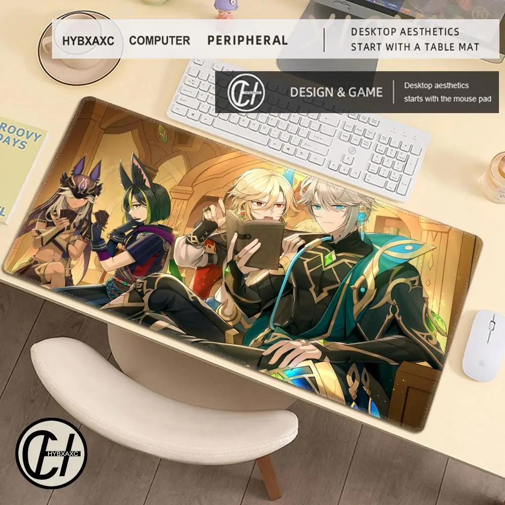 Коврик для мыши Gamer XXL Custom Home Настольный коврик Genshin Impact Kaveh Коврики Стол ковра из