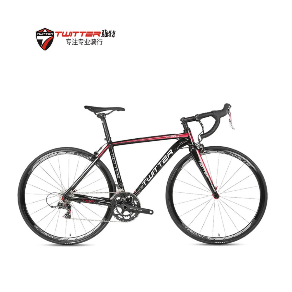 

TWITTER bycicle TW736pro CLARIS R2000-16S C brake inner routing aluminum road bike with carbon fork 700*25C 135mm Quick release