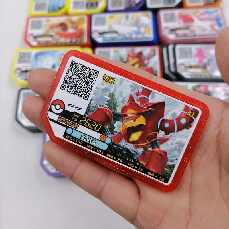 TAKARA TOMY Pokemon Ga ole диски аркадная игра QR P Карта Акция специальный диск Легенда Zygarde