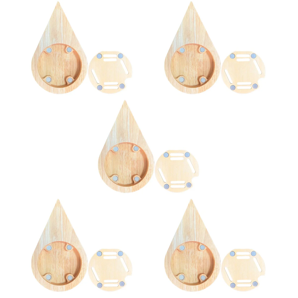 

5x Display Wall Award Drop-Shaped Competition Award Stand Award Holder Sturdy Award Holder for Award Home Badge Display