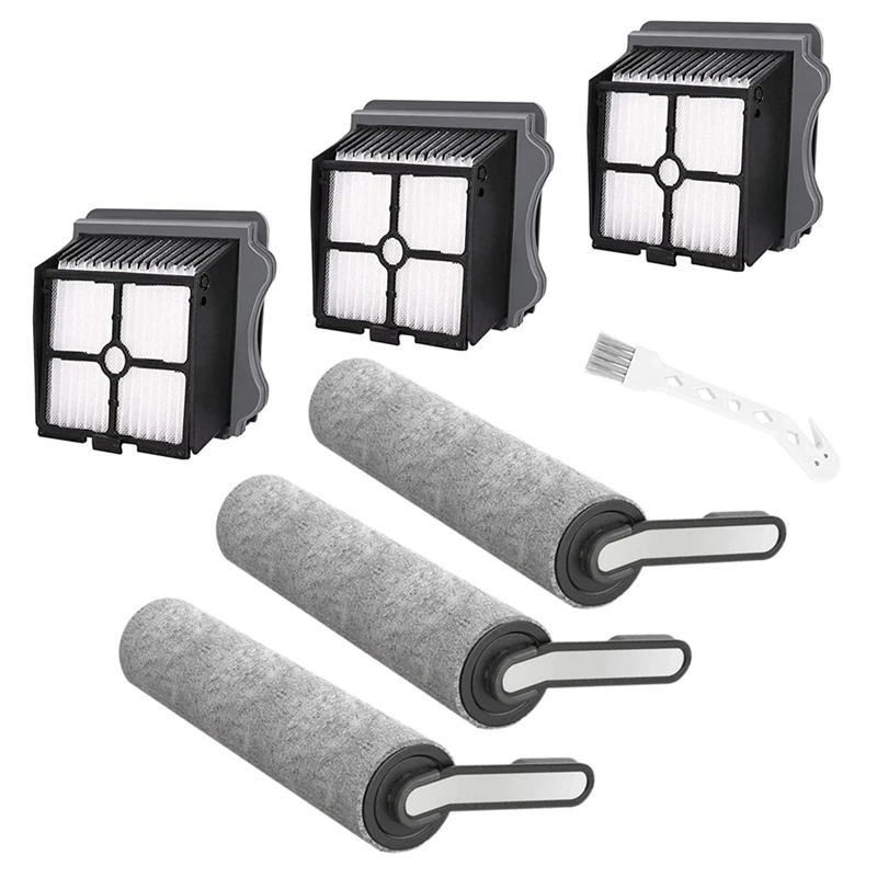 

Сменный HEPA-фильтр и щеточный ролик, совместимый с Tineco Floor ONE S5, беспроводной очиститель деталей
