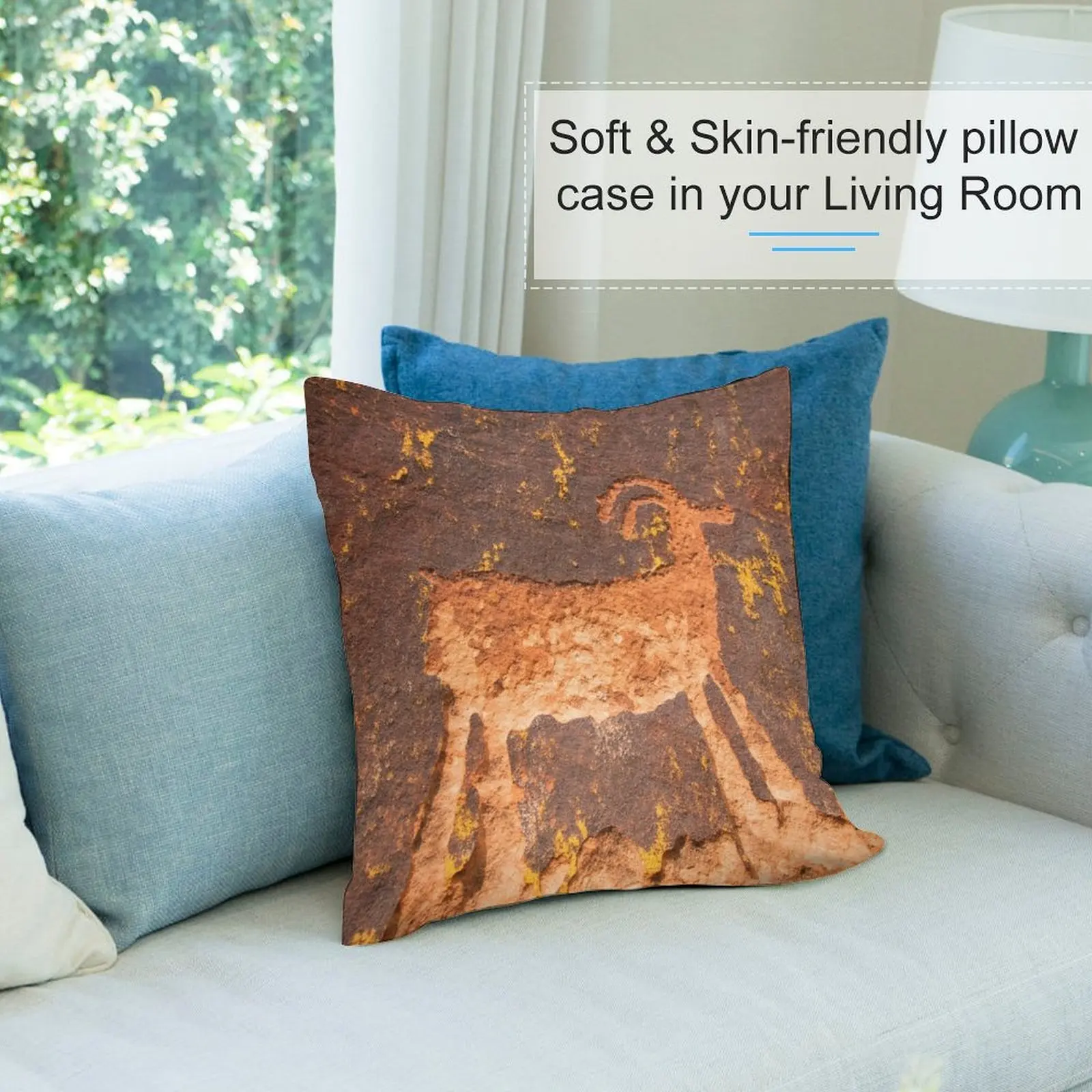 Декоративная подушка для дивана Desert Ram Petroglyph возле Moab