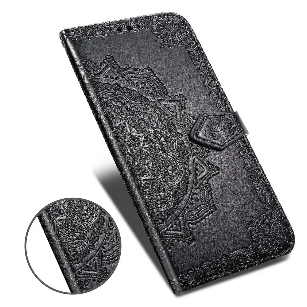 for infinix hot 10 play leather flip case mandala wallet book shell note 11 pro 10s nfc case hot10 lite 11s 10t 9 s phone cover free global shipping