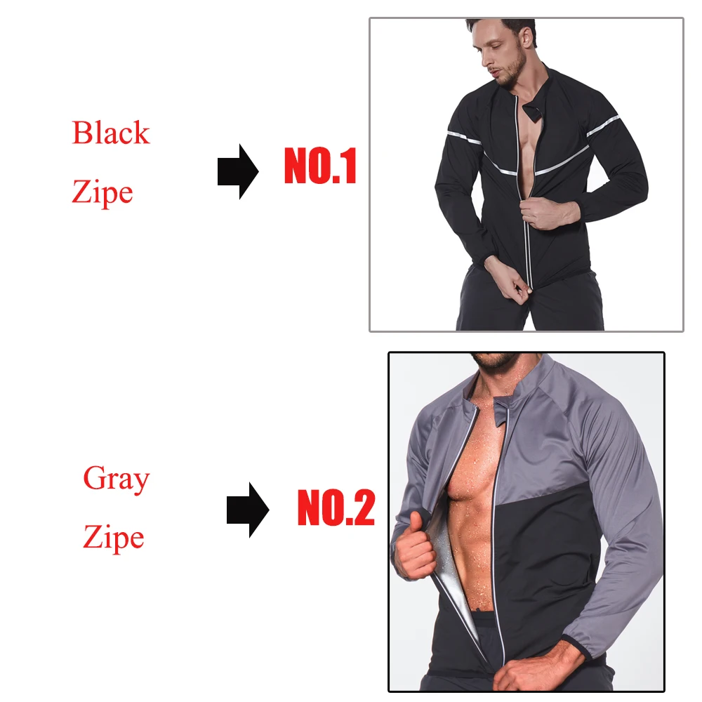 NINGMI Sauna Shirt Waist Trainer Body Shaper Gym Clothing Slimming Vest for Weight Loss Corset Fitness Mens Sweat Suit Shapewear