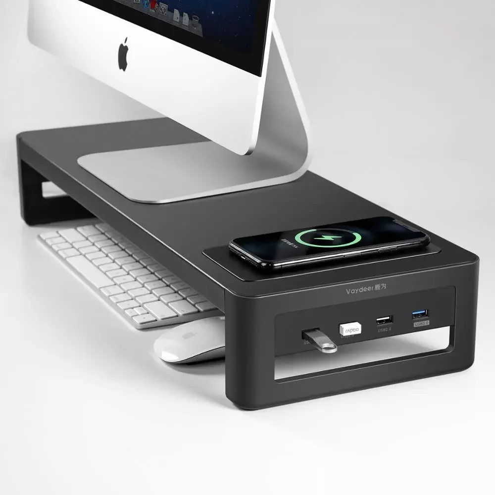 

Подставка для монитора со стальным органайзером и USB 3,0
