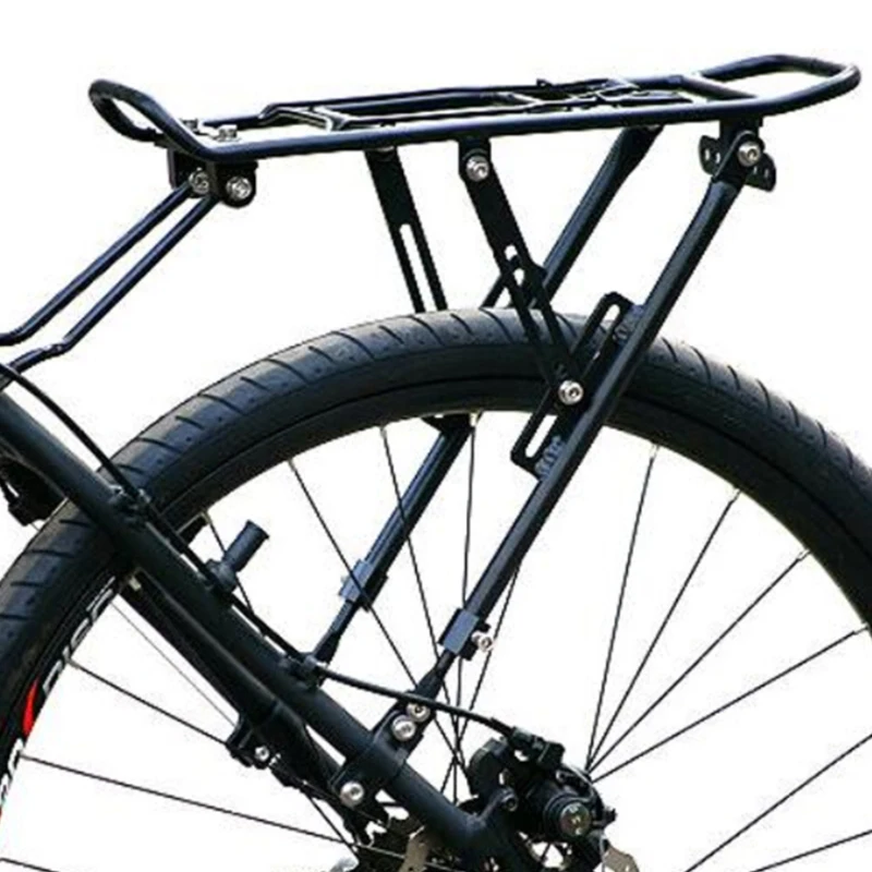 

Багажник велосипедный из алюминиевого сплава, задняя подставка для груза, полка для сумки на сиденье, аксессуары для горных велосипедов