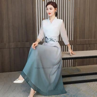 2022 vintage style hanfu women chinese dress traditional qipao asian dresses female eleganti slim national harajuku dress qipao